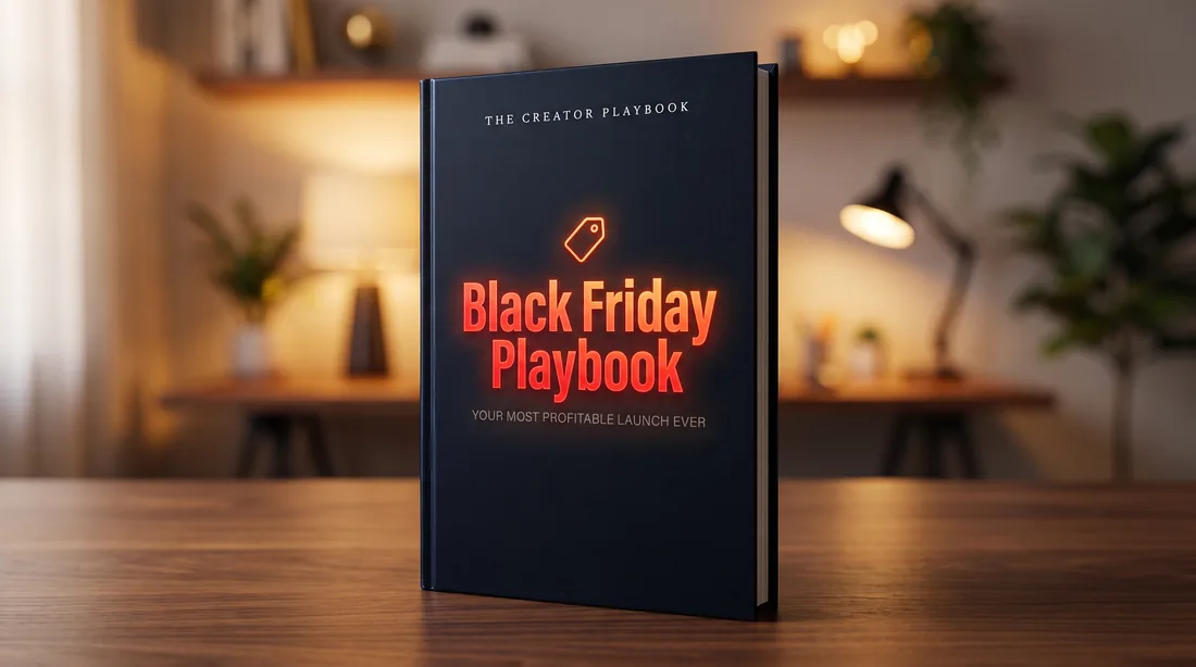 The Black Friday Creators Playbook