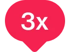 3x